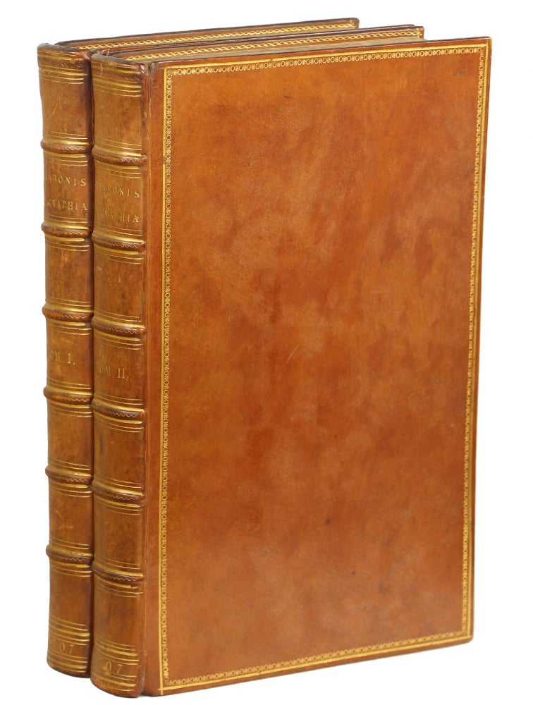 Strabonos Geographikon Bibloi [17]; Strabonis Rerum Geographicarum Libri XVII [= The Seventeen. Strabonos, Strabo.