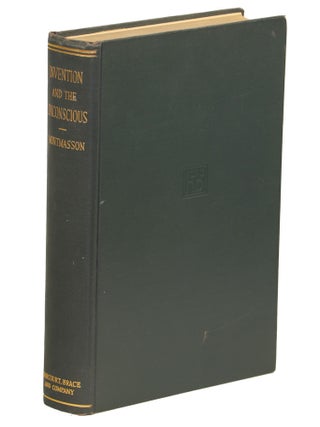 Item #000010171 Invention and the Unconscious. Joseph-Marie Montmasson