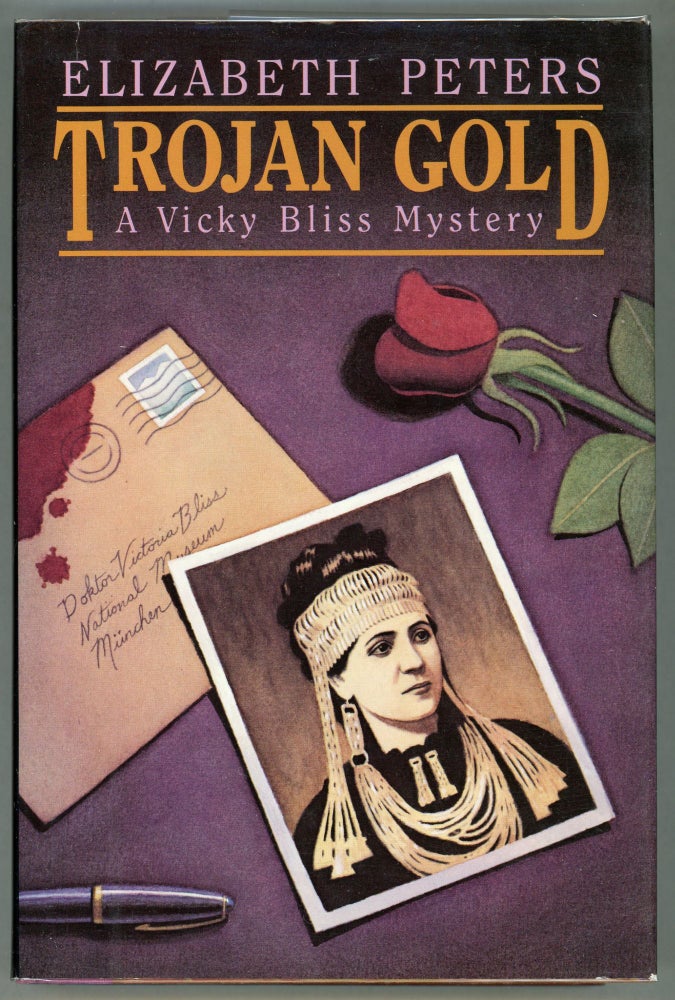Item #000010293 Trojan Gold; A Vicky Bliss Mystery. Elizabeth Peters, Barbara Mertz.