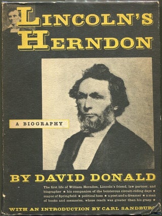 Item #000010431 Lincoln's Herndon. David Donald