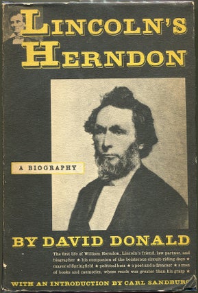 Item #000010431 Lincoln's Herndon. David Donald