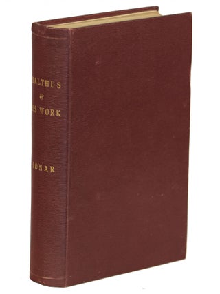 Item #000010478 Malthus and His Work. James Bonar