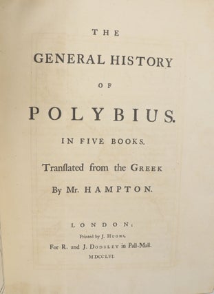 The General History of Polybius in Five Books