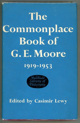 Item #000010601 Commonplace Book; 1919-1953. George Edward Moore
