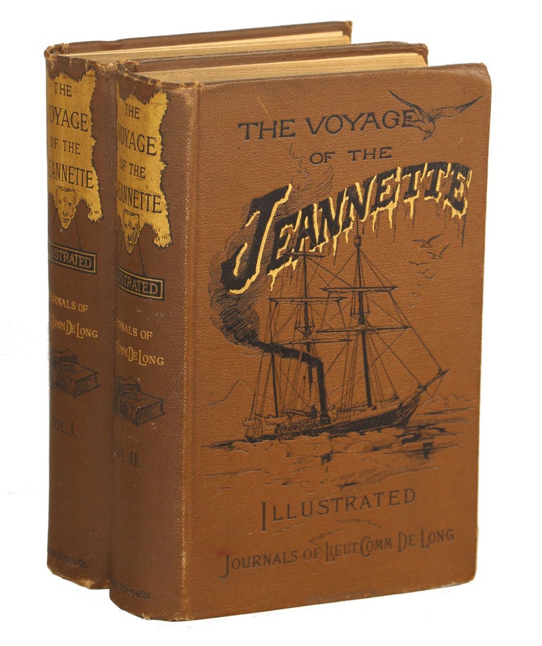 Item #000010625 The Voyage of the Jeannette; The Ship and Ice Journals of George W. DeLong, Lieutenant-Commander U. S. N., and Commander of the Polar Expedition of 1879-1881. George W. De Long.