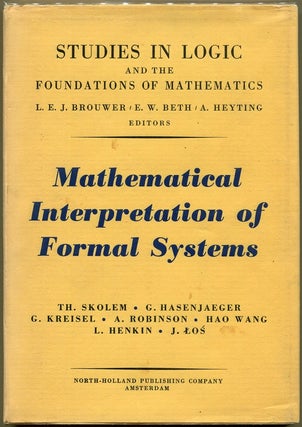 Item #000010627 Mathematical Interpretation of Formal Systems. A. Heyting