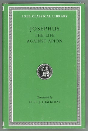 Item #000010849 The Life Against Apion. Josephus
