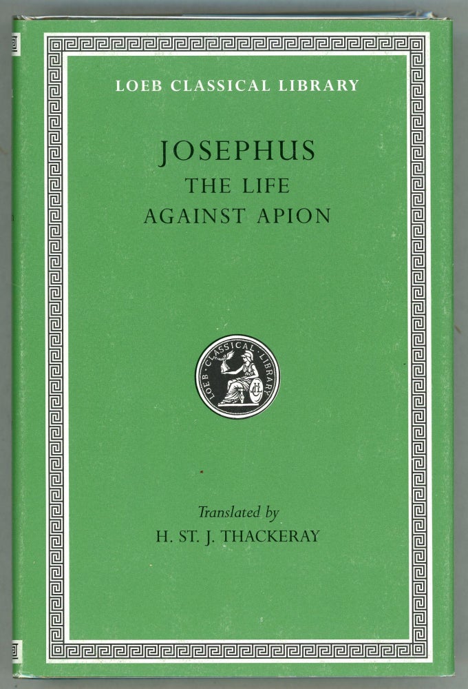 Item #000010849 The Life Against Apion. Josephus.