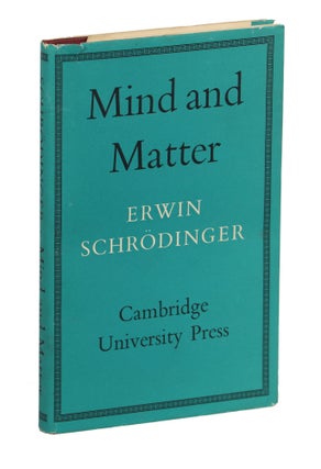 Item #000010857 Mind and Matter. Erwin Schrödinger
