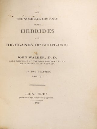 An Economical History of the Hebrides and Highlands of Scotland