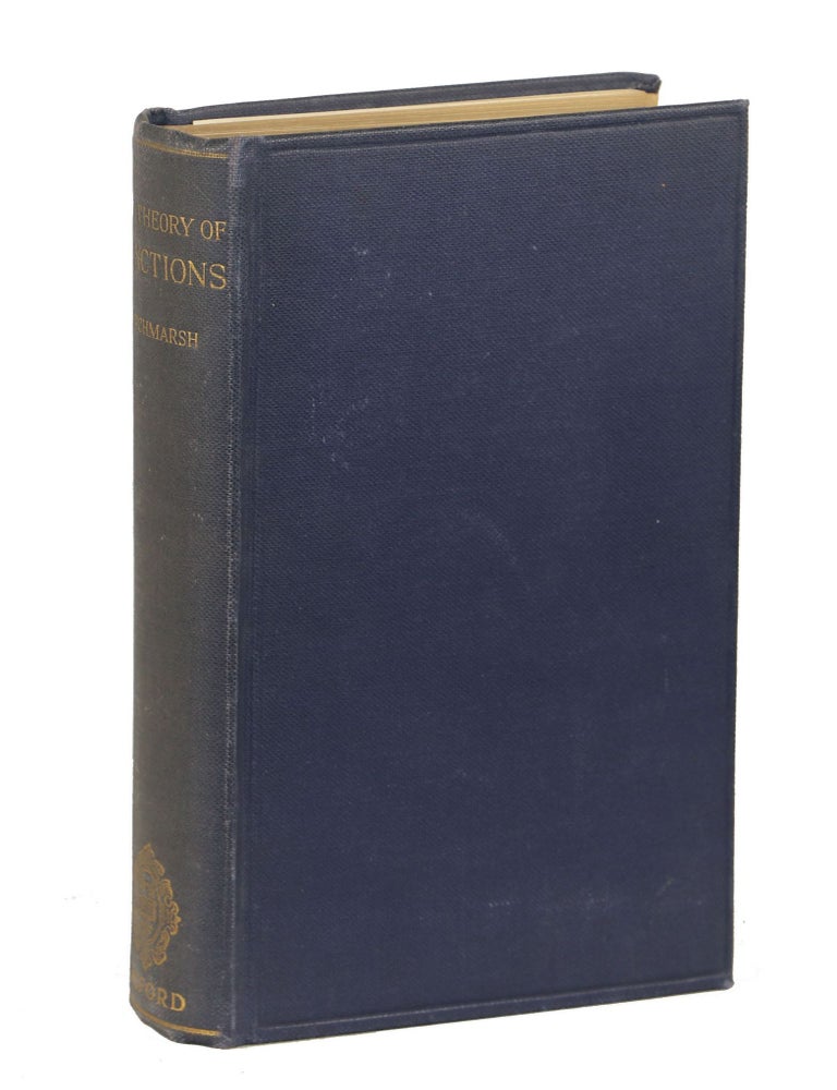 The Theory of Functions. E. C Titchmarsh.
