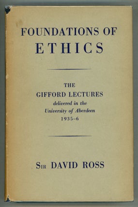 Item #000011003 Foundations of Ethics; The Gifford Lectures Delivered in the University of...
