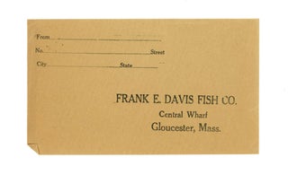 Order Form for the Frank E. Davis Fish Co.