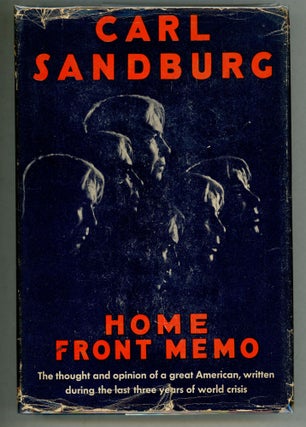 Item #000011020 Home Front Memo. Carl Sandburg