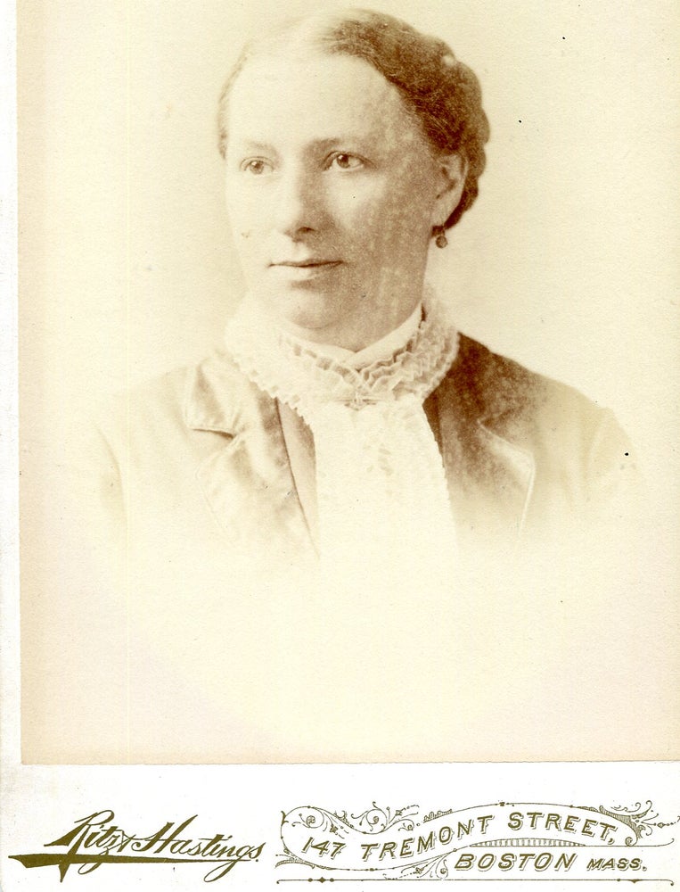 Item #000011072 Portrait of a Woman with Braids. Ernest F. Ritz, Geo. H. Hastings.