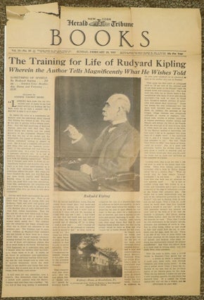 Item #000011085 The Training for Life of Rudyard Kipling; Wherein the Author Tells Magnificently...