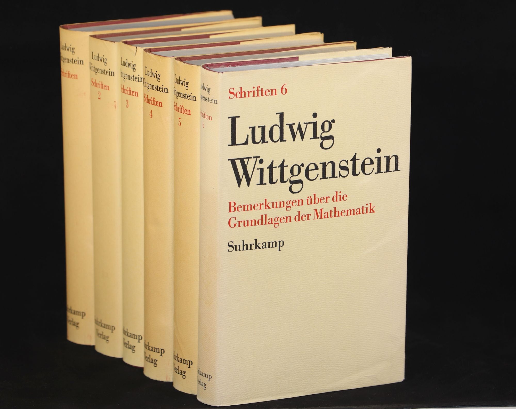 Schriften: Tractatus logico-philosophicus with Tagebücher 1914-1916 with  Philosophische Untersuchungen; Schriften 2: Philosophische Bemerkungen; 