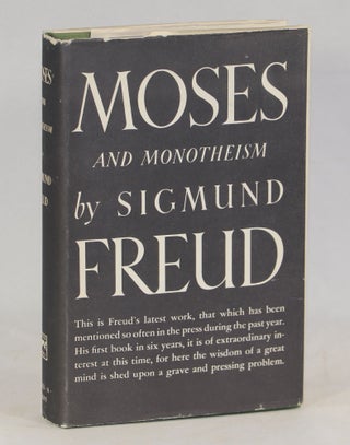 Item #000011575 Moses and Monotheism. Sigmund Freud