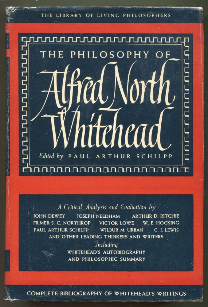 Item #000011732 The Philosophy of Alfred North Whitehead. Alfred North Whitehead.