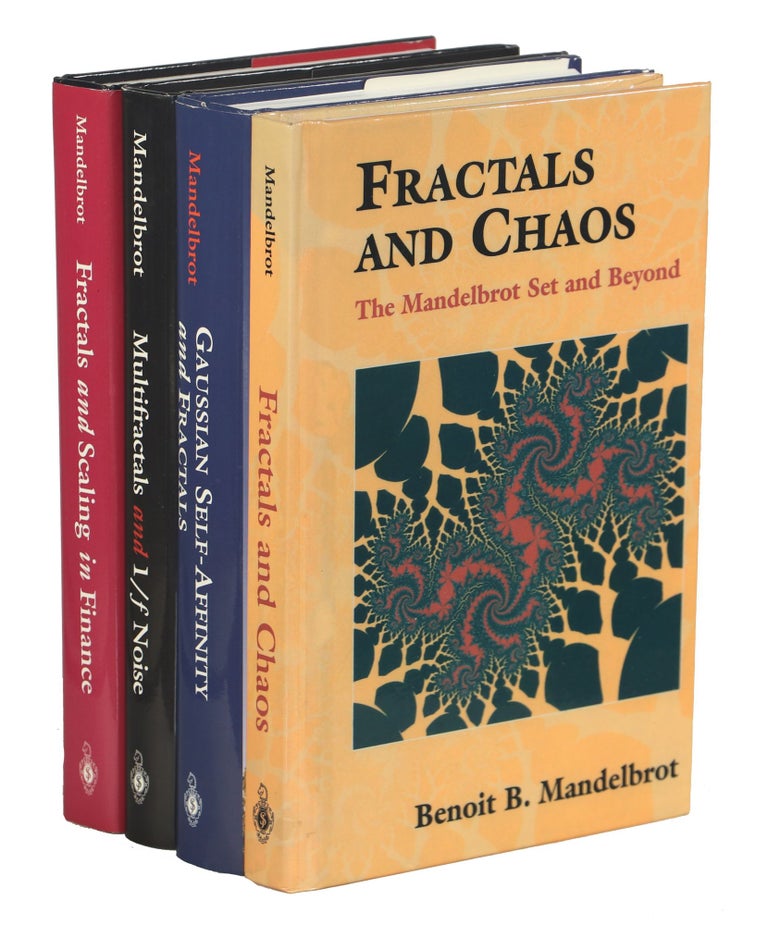 Item #000011758 Fractals and Scaling in Finance; Multifractals and 1/f Noise; Gaussian Self-Affinity and Fractals; Fractals and Chaos. Benoit B. Mandelbrot.