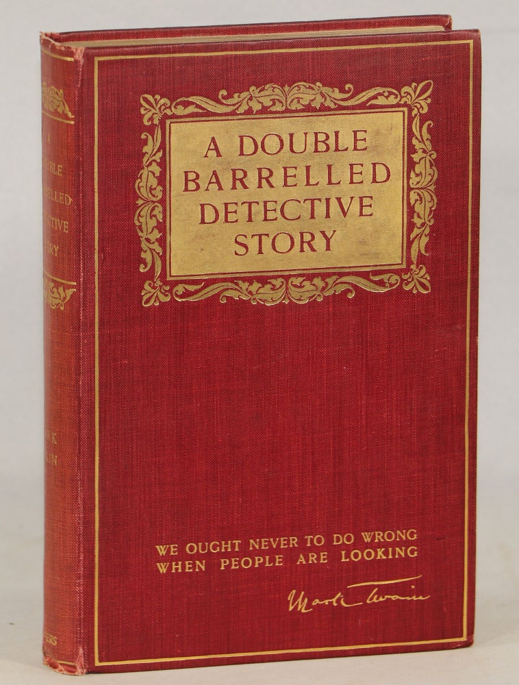 Item #000011946 A Double Barrelled Detective Story. Mark Twain, Samuel L. Clemens.
