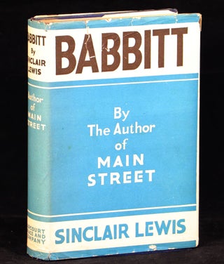 Item #000011971 Babbitt. Sinclair Lewis