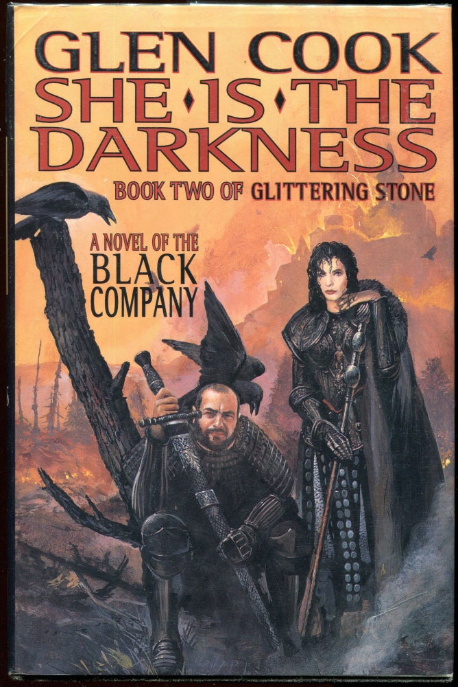 Item #00001201 She Is the Darkness; Book Two of Glittering Stone. Glen Cook.