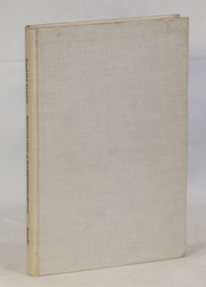 Item #000012155 Washington Irving; A Bibliography. William R. Langfeld.