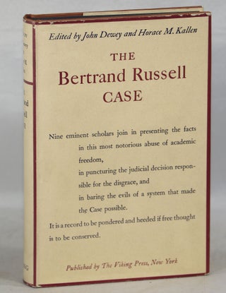 Item #000012157 The Bertrand Russell Case. Bertrand Russell, John Dewey, Ed
