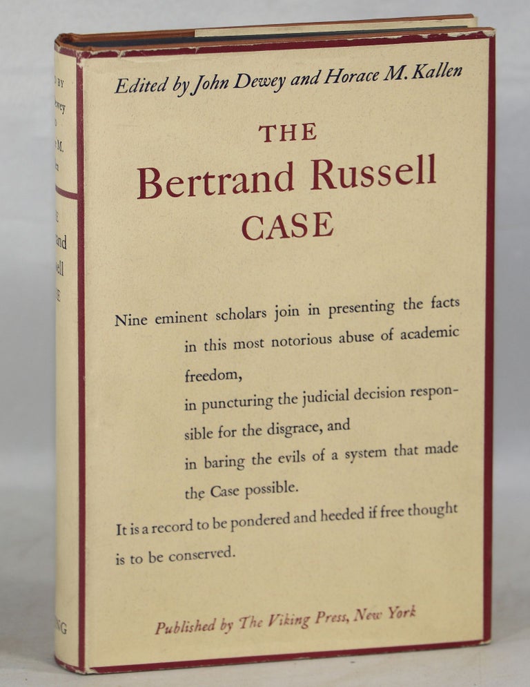 Item #000012157 The Bertrand Russell Case. Bertrand Russell, John Dewey, Ed.