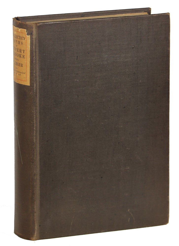 Item #000012289 The Collected Poems of Rupert Brooke; With a Memoir. Rupert Brooke.