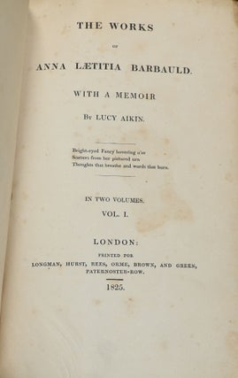 The Works of Anna Laetitia Barbauld