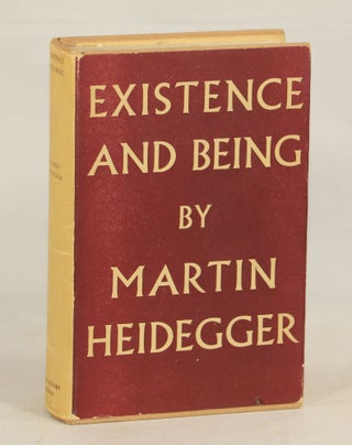 Item #000012563 Existence and Being. Martin Heidegger