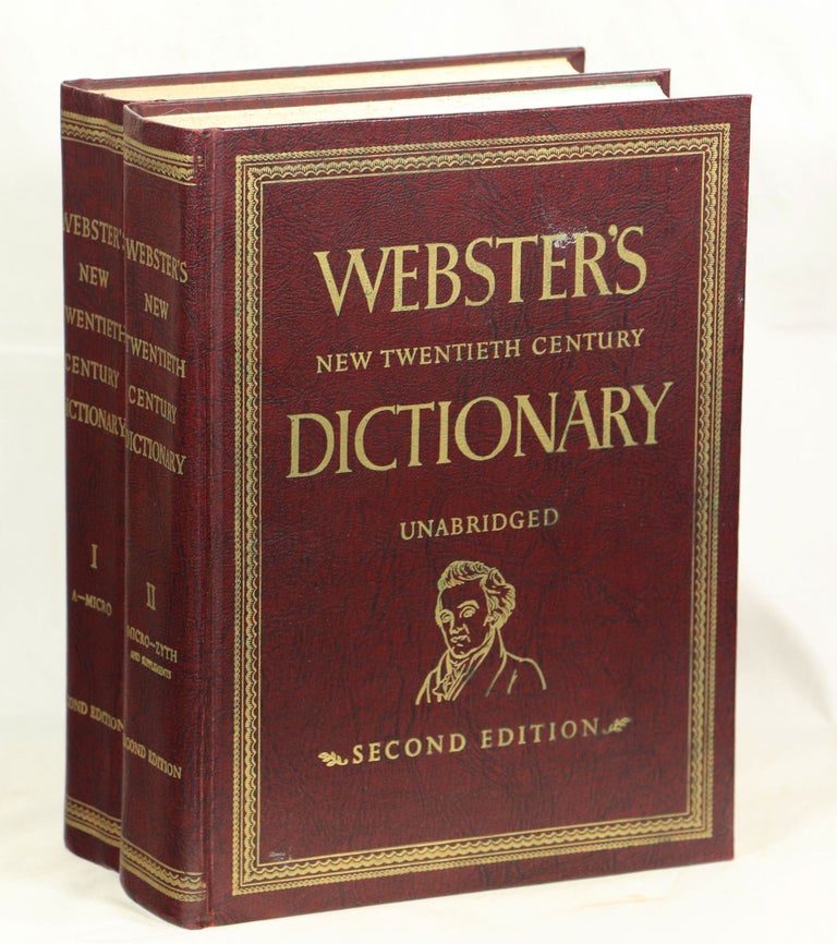 Item #000012584 Webster's New Twentieth Century Dictionary of the English Language Unabridged; Based on the Foundations Laid Down by Noah Webster. Noah Webster, Jean L. McKechnie.