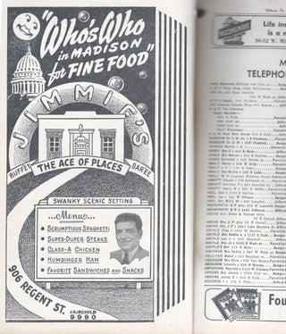 Madison Telephone Directory; November, 1945