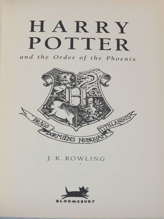 Harry Potter and the Order of the Phoenix