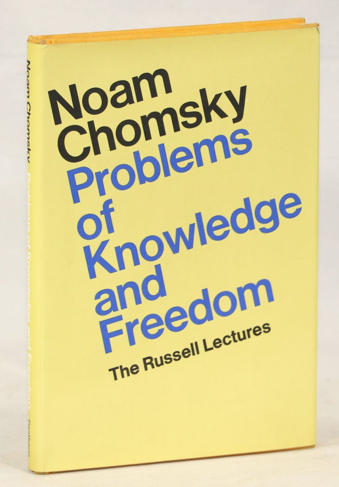 Item #000012684 Problems of Knowledge and Freedom; The Russell Lectures. Noam Chomsky.