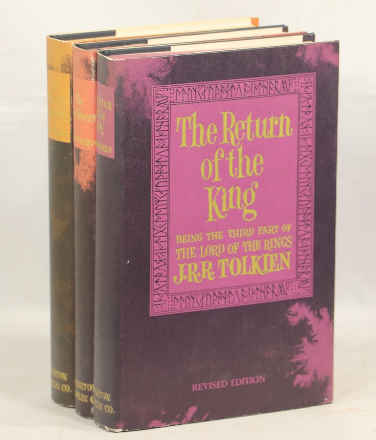 Item #000012710 The Fellowship of the Ring; The Two Towers; The Return of the King; [The Lord of the Rings]; Being the First Part of The Lord of the Rings; Being the Second Part of The Lord of the Rings; Being the Third Part of The Lord of the Rings. J. R. R. Tolkien, The Lord of the Rings.