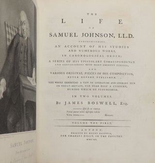 The Life of Samuel Johnson, LL.D. [bound with] The Principle Corrections and Additions; Comprehending an Account of his Studies and Numerous Works, in Chronological Order ... for Nearly Half a Century, during which He Flourished