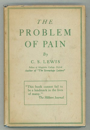 Item #000012753 The Problem of Pain. C. S. Lewis