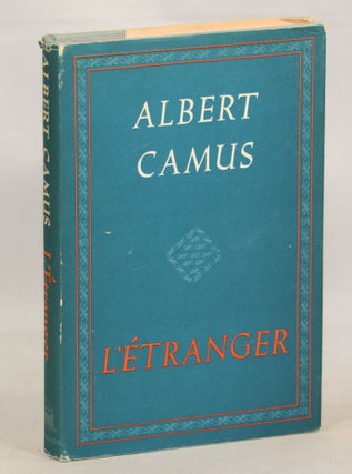 Item #000012760 L'Étranger. Albert Camus