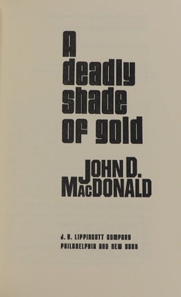 A Deadly Shade of Gold