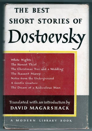 Item #000012779 The Best Short Stories of Dostoevsky. Dostoevsky, Fyodor