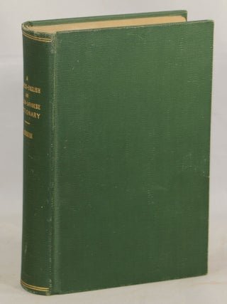 A Japanese-English and English-Japanese Dictionary