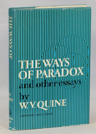 Item #000012791 The Ways of Paradox and Other Essays. W. V. Quine, Willard Van Orman