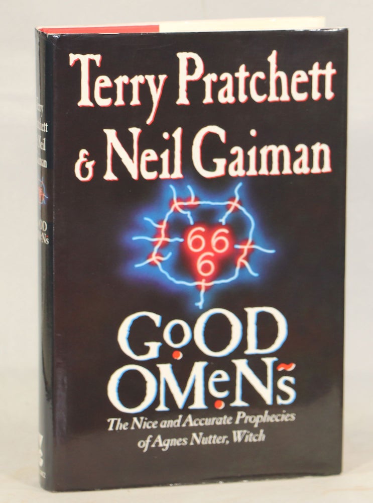Item #000012885 Good Omens; The Nice and Accurate Prophecies of Agnes Nutter, Witch. Neil Gaiman, Terry Pratchett.