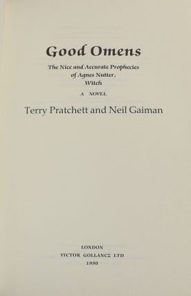 Good Omens; The Nice and Accurate Prophecies of Agnes Nutter, Witch