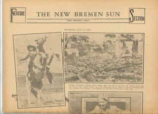 Item #000012897 The New Bremen Sun: New Bremen, Ohio Thursday, July 6, 1933. Newspapers, Ohio