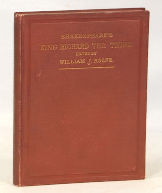 Item #000012939 Shakespeare's Tragedy of King Richard the Third. Shakespeare, William