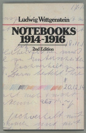 Item #000012969 Notebooks 1914-1916. Ludwig Wittgenstein